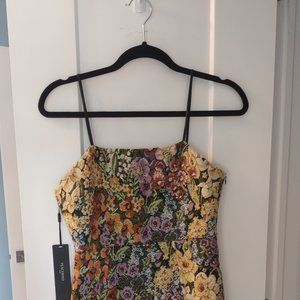 Grandmacore Floral Mini Dress